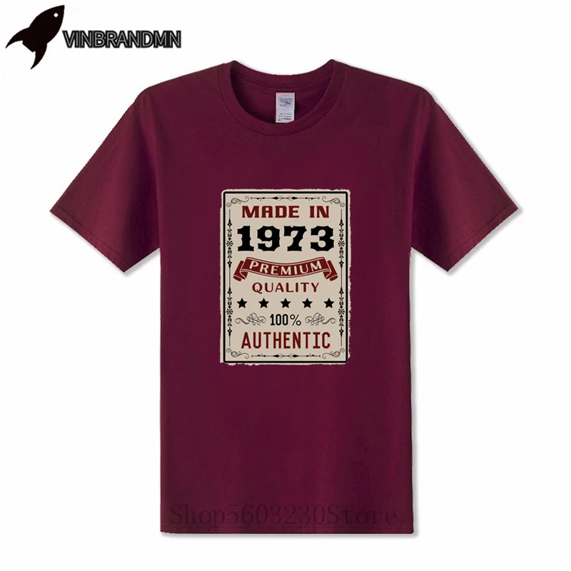 2020 в винтажном стиле со дня рождения o легенды 1973 футболка для мужчин 40th 50th юбилей