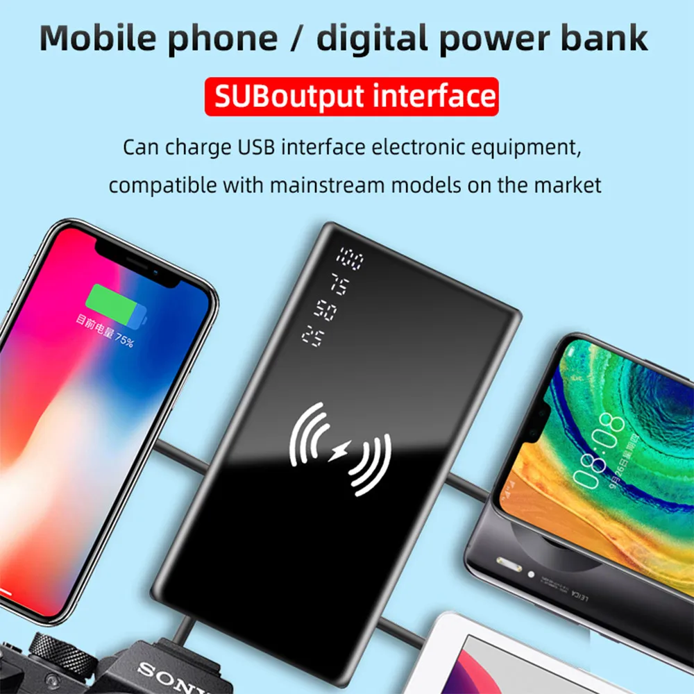 Пусковое устройство для автомобильного аккумулятора 20000 А внешний аккумулятор