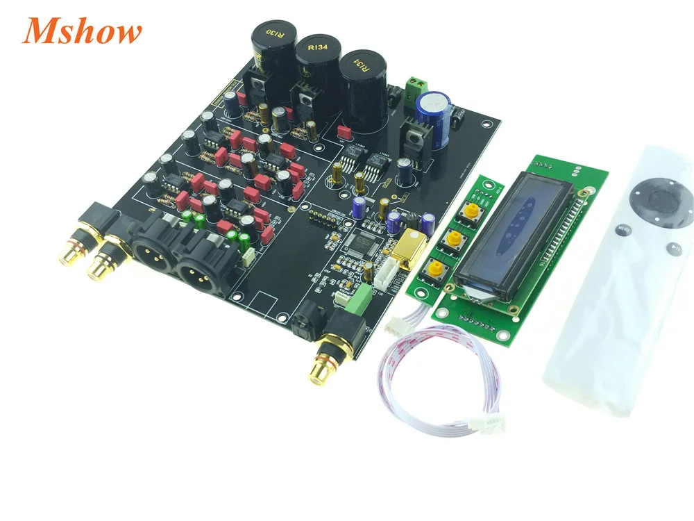 Новинка ES9038 ES9038PRO HIFI аудио DAC декодер сборная плата + пульт дистанционного