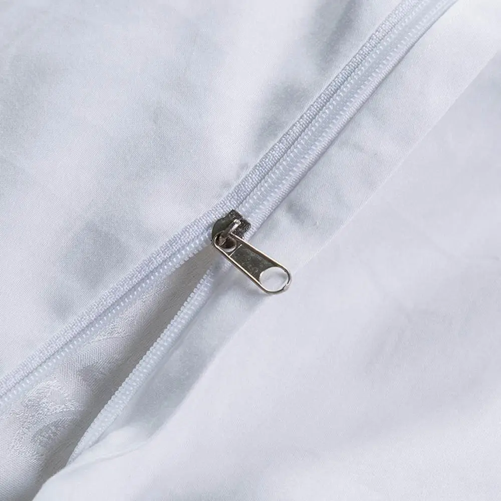 Роскошный Египетский хлопок белый золотой комплект постельного белья 4 шт.