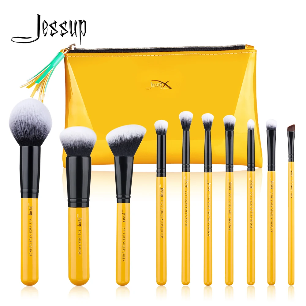Набор кистей для макияжа Jessup T276 кисти пудры теней век консилера основы под макияж