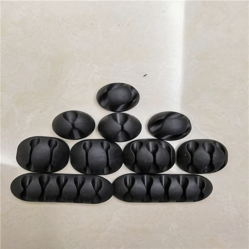 10 шт./компл. многофункциональные зажимы для кабелей с одинарным и двойным