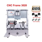 Мини ЧПУ 3020 рамка гравер фрезерный станок DIY 3020 4 оси рамка 1404 трапециевидный винт с 57 мм шаговый двигатель для деревообработки