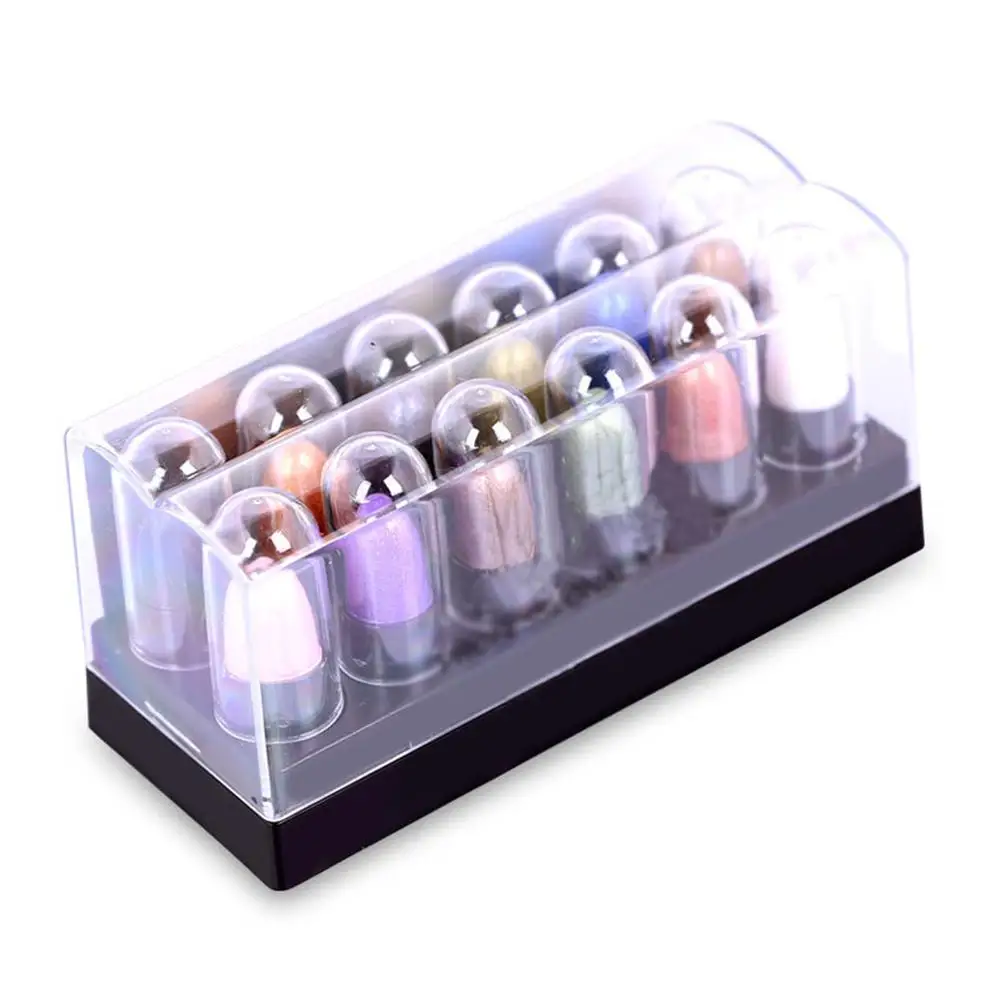 12 PCS Glitter Eyeshadow Stick Silkworm Eye Shadow Pen Combination |