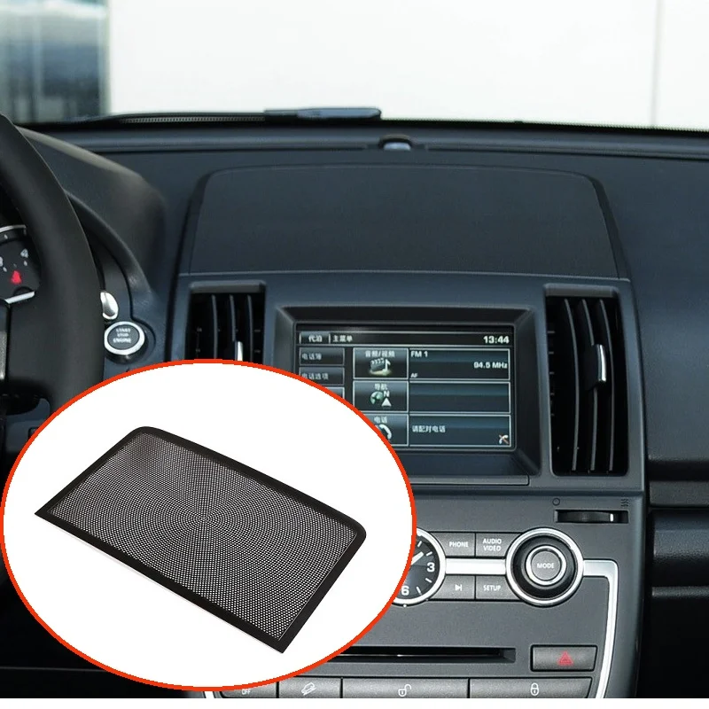 

1pcs Car Central Control Instrument Panel Volume Speaker Network Trim For Land Rover Freelander 2 2013 2014 2015 Car Accessories