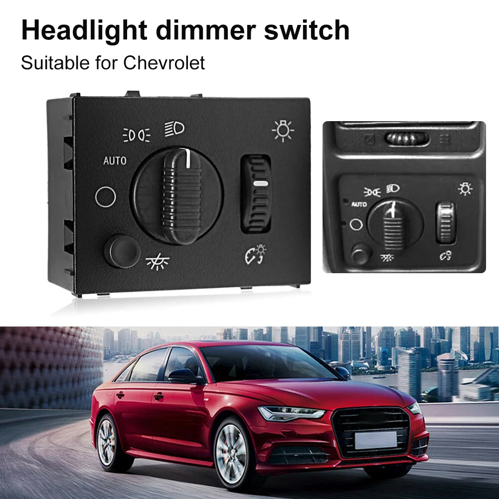 

2021 NEW Car Headlight Switch Fit For Chevy Silverado GMC Sierra Yukon D1595G 1S8489 19381535 Headlamp Dimmer Switch Dropship