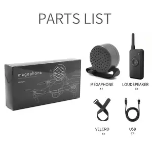 Drone Speaker Mini Megaphone for Drone Camera Aerial Broadcasting With A Loudspeaker Control Distance For Drone Quadcopter Parts 10 item image