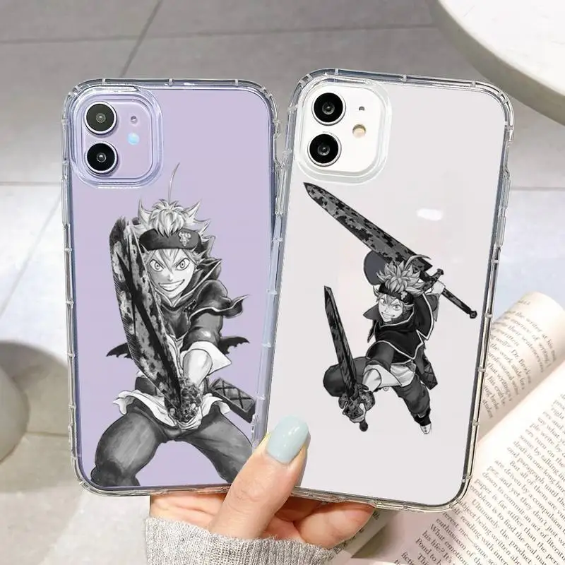 

Black Clover Anime Asta Hard Phone Case For Samsung Galaxy S10 S20fe S21 S30 plus ultar S6 S7 S8 S9 edge 5g clear cover