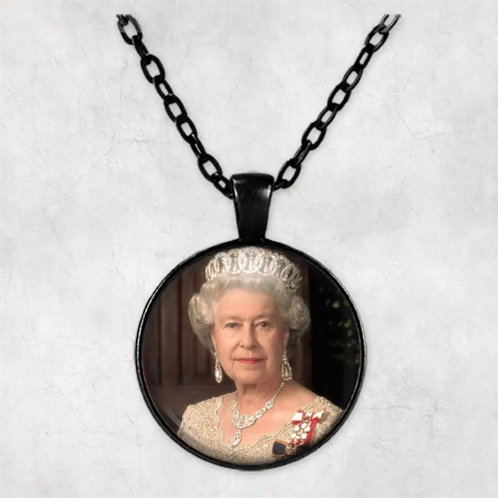 Queen Elizabeth персонализированное фото ожерелье ювелирные изделия с картинами s
