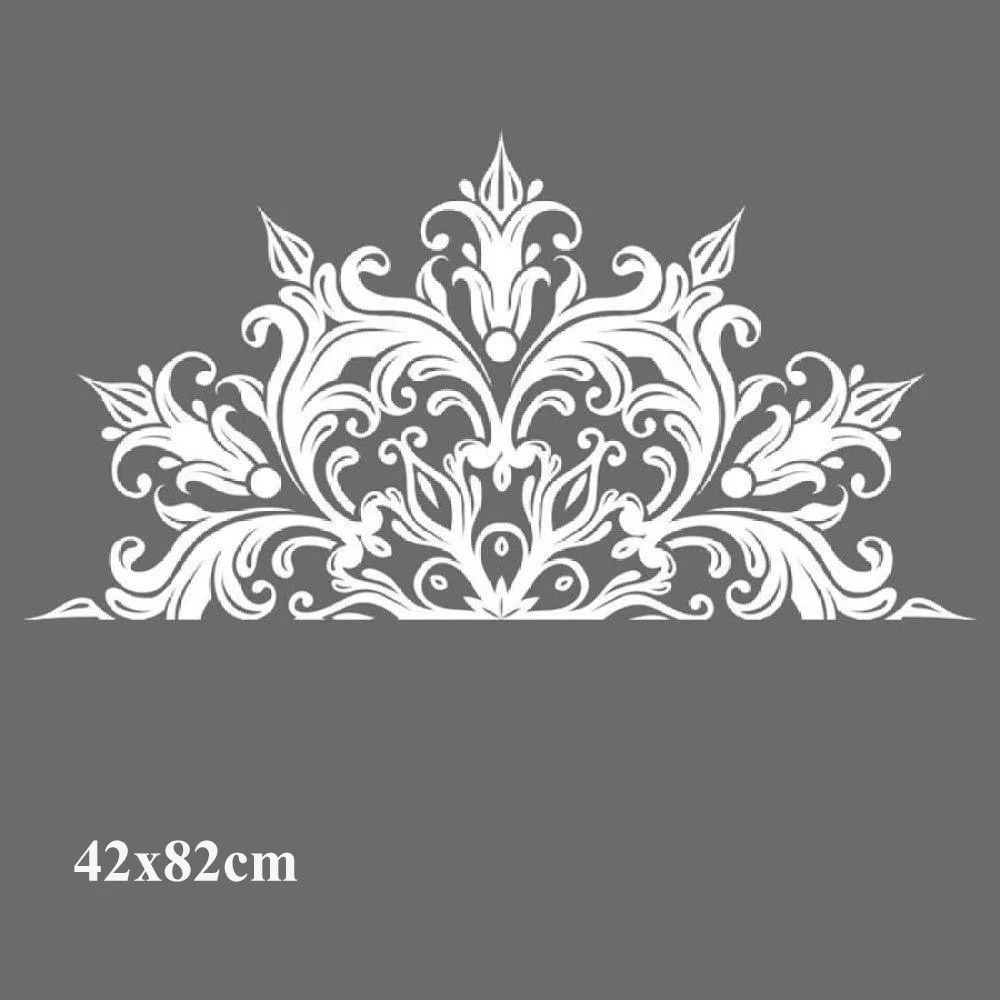 Настенная Наклейка DIY водостойкая Мандала половинная на стену|Наклейки стену| |