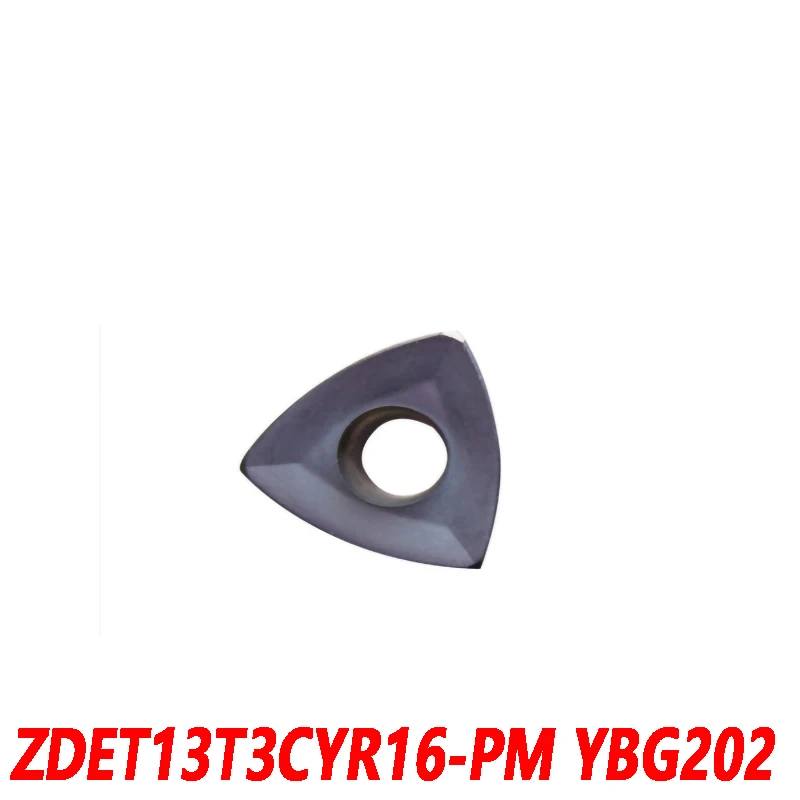 

100% Original ZDET ZDET13T3CYR16-PM YBG202 10pcs Copy CNC milling blade Carbide insert Processed stainless steel Quality PM