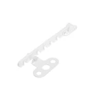 Ограничитель открывания окна пластиковый, L=165, белый  50 шт   4351118