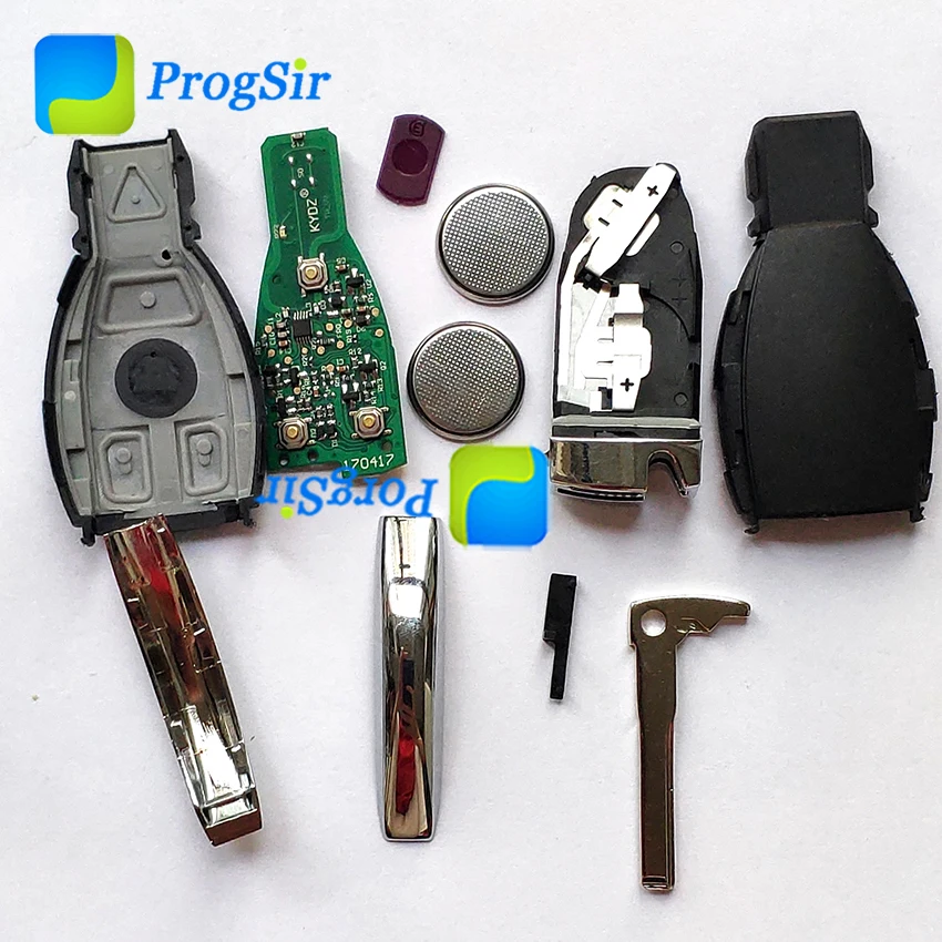 Пульт дистанционного управления с тремя кнопками и 4 315 434 МГц для Mercedes Benz печатной