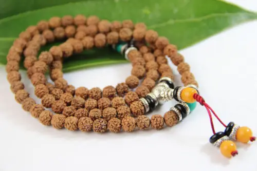 7 мм Тибетский буддизм 108 Ваджра Бодхи Молитва шарик Мала ожерелье|mala necklace|mala bead