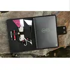 Полностью Черная Кожаная Обложка rocketbook everlast, кожаный портфель для Rocketbook everlast, многоразовый умный блокнот, размер для руководителя