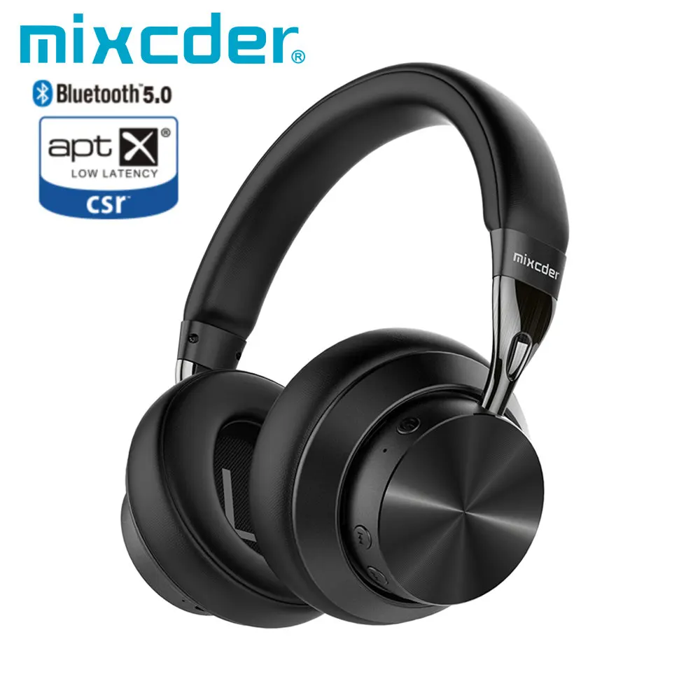 Mixcder E10 модернизированные беспроводные bluetooth-наушники aptX с низкой задержкой 5,0 воздухоплавательная металлическая складная bluetooth-гарнитура с басами