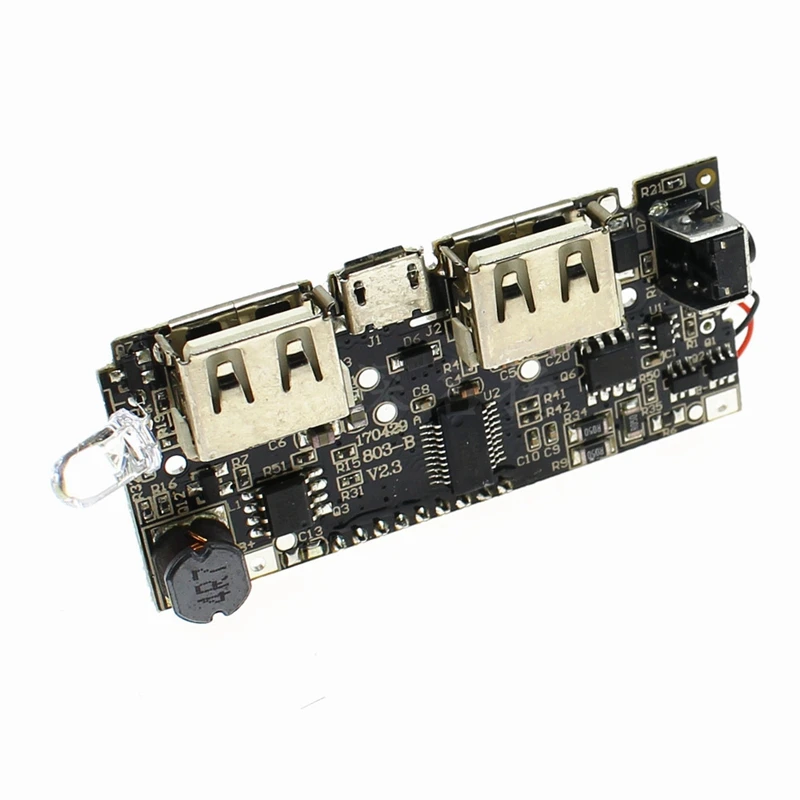 

Dual USB 18650 Lithium Battery Charging Module Charging Board PCB Board LCD Display