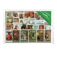 100 pcsreligious stampsused with post markno repeat postage stamps for collecting high quality