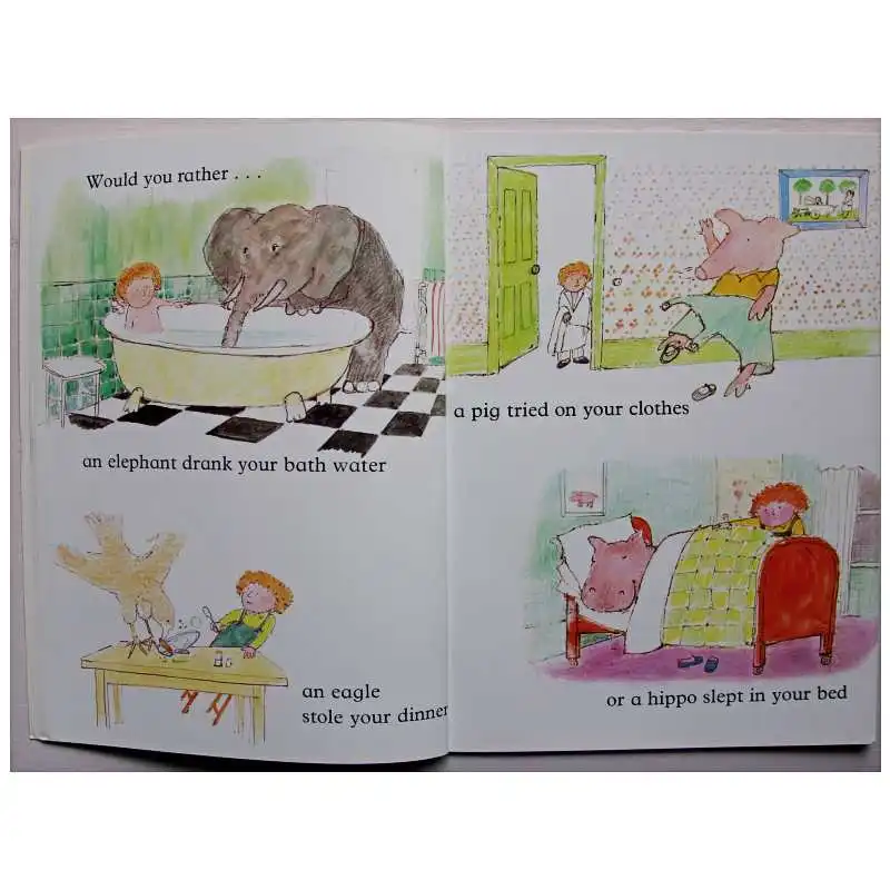 Вы бы предпочитали... Джон бернингем обучающая книга с картинками на английском