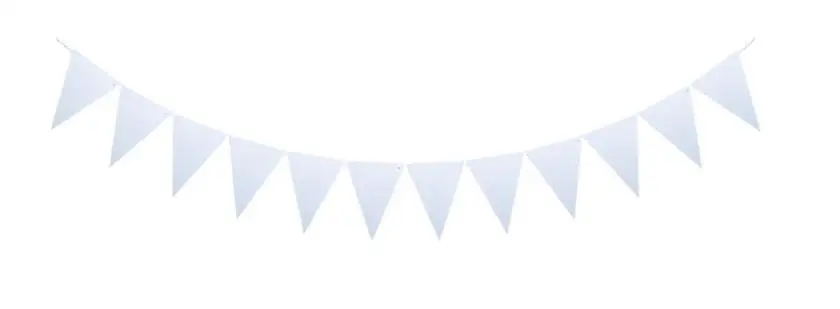 Фетровый флаг 8 м черно-белые флаги гирлянда для свадьбы дня рождения Декор