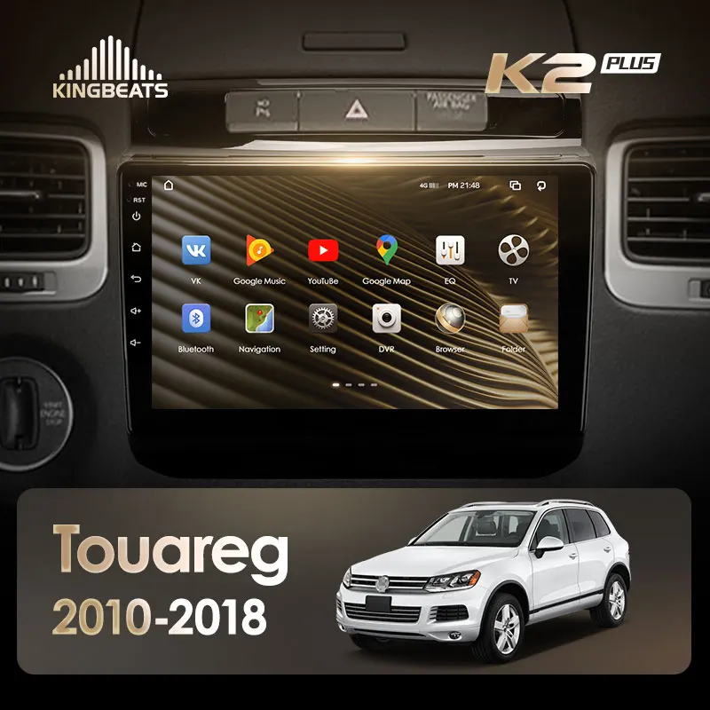 KingBeats штатное головное устройство For Volkswagen Touareg FL NF 2010 - 2018 GPS автомагнитола на