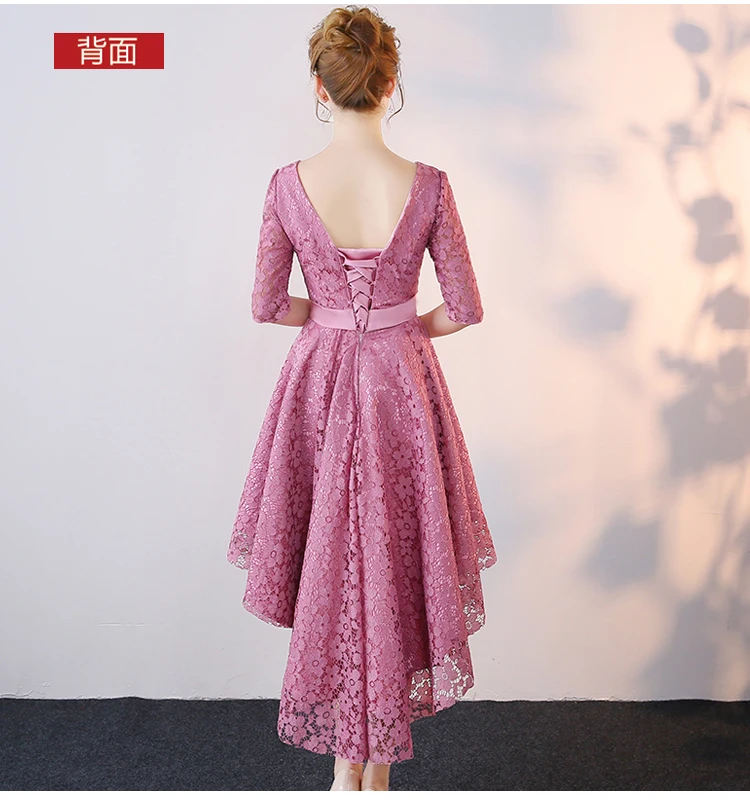 Розовые элегантные платья невесты с коротким рукавом принцесса вечерние