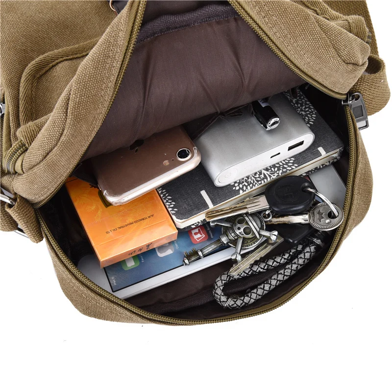 Новые мужские сумки-мессенджеры холщовые маленькие сумки с клапаном через плечо