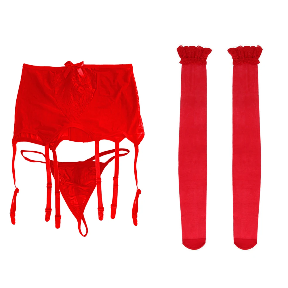 Платочно-Пояс для чулок женское сексуальное нижнее белье колготки облегающие