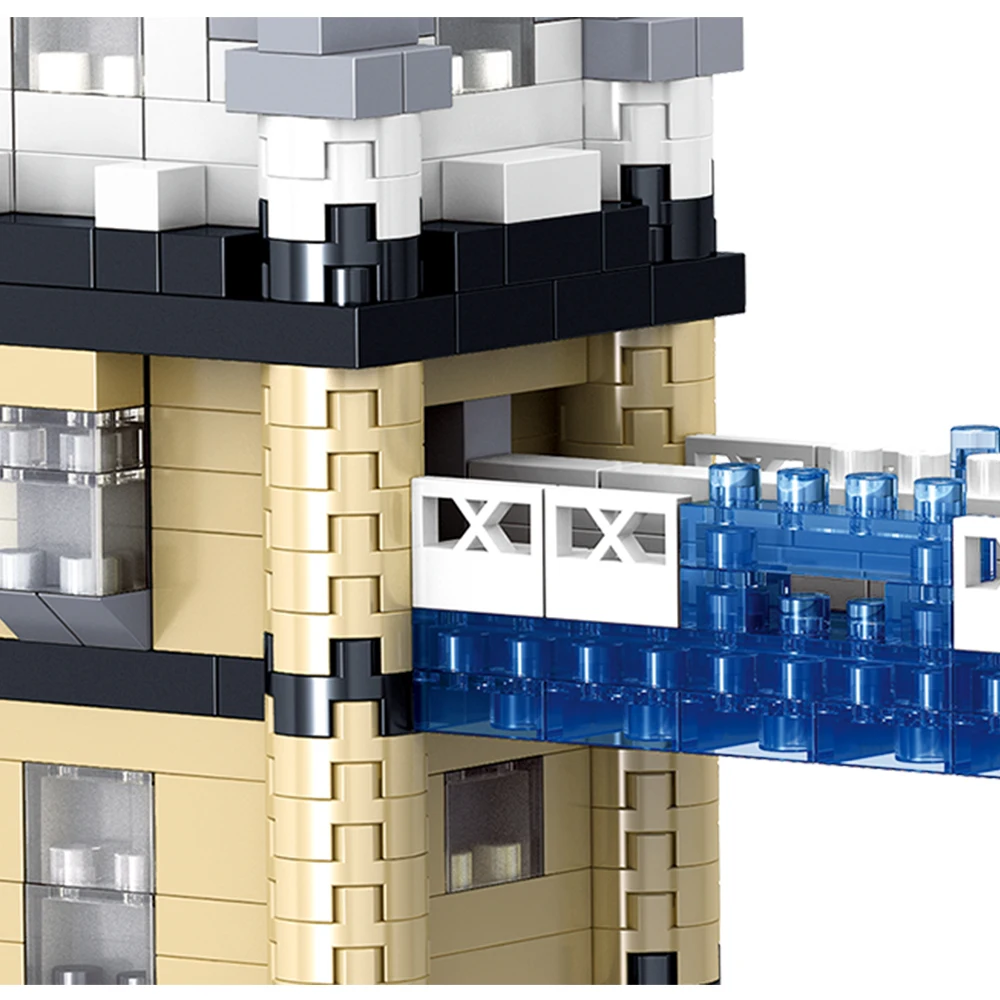 

building blocks New City Creator Diamond The twin bridge famous architectural bricks gift for children