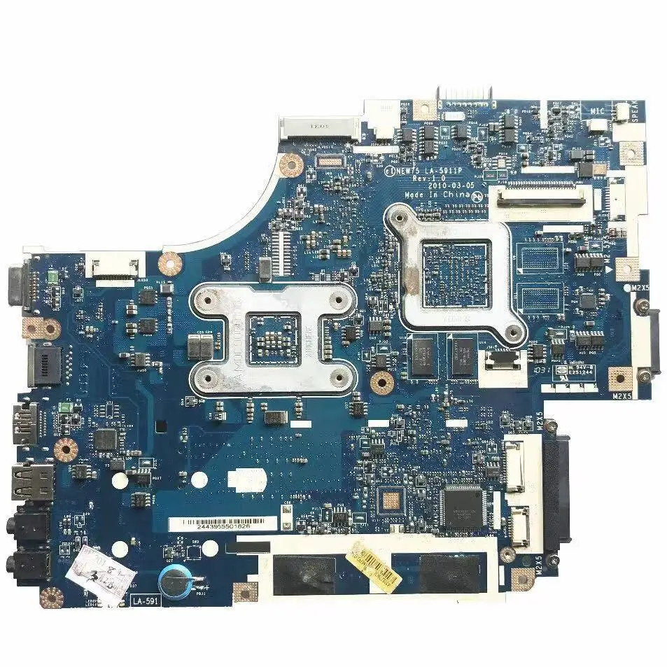 Для 5552G 5551G 5551 Материнская плата ноутбука NEW75 LA-5911P HD6470M/512 MB AMD для 216-0809000 GPU DDR3 completo Testado ok