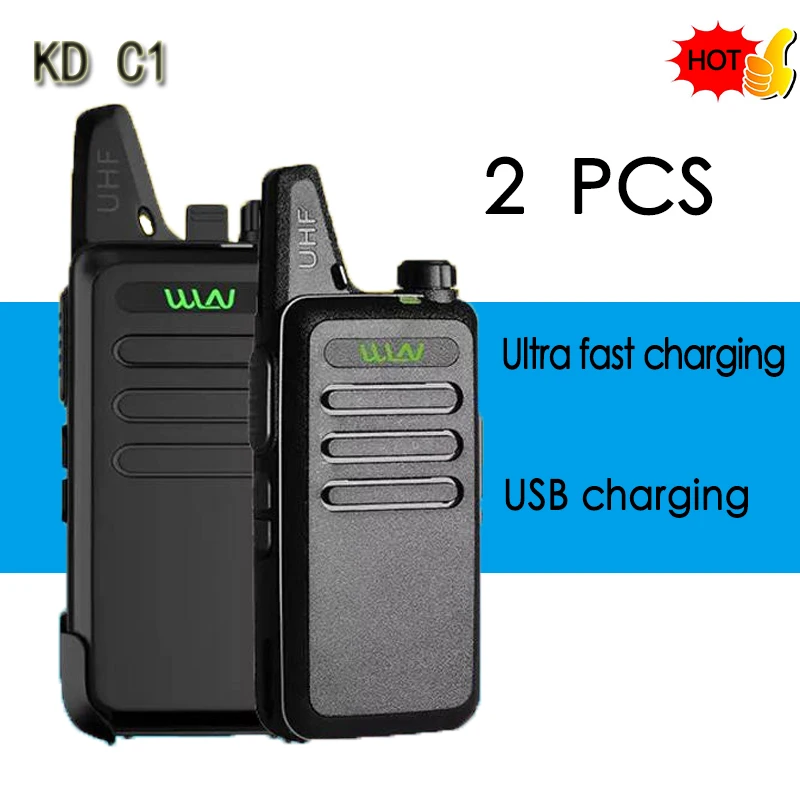 Портативная рация WLN портативное радио UHF 400 470 мгц 5 вт 1500 мач с 16 канальным тонким