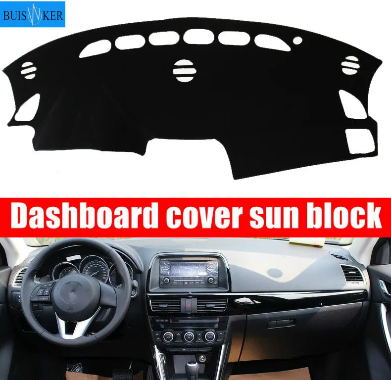 

For Mazda CX-5 CX5 2012 2013 2014 2015 2016 Dashboard Cover Mat Pad Dashmat Sun Shade Instrument Carpet Car Styling Accessories