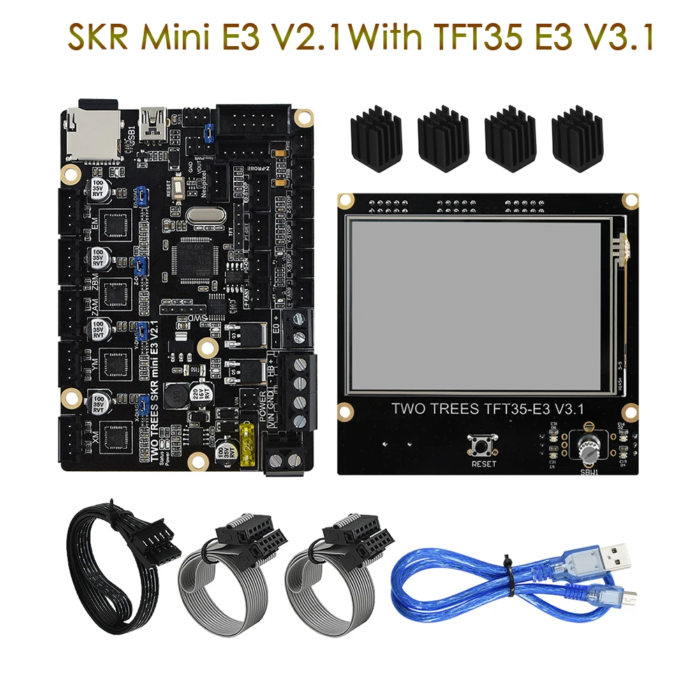 32 битная плата управления для двух деревьев SKR MINI E3 V2.1 с TMC2209 UART запчасти 3D