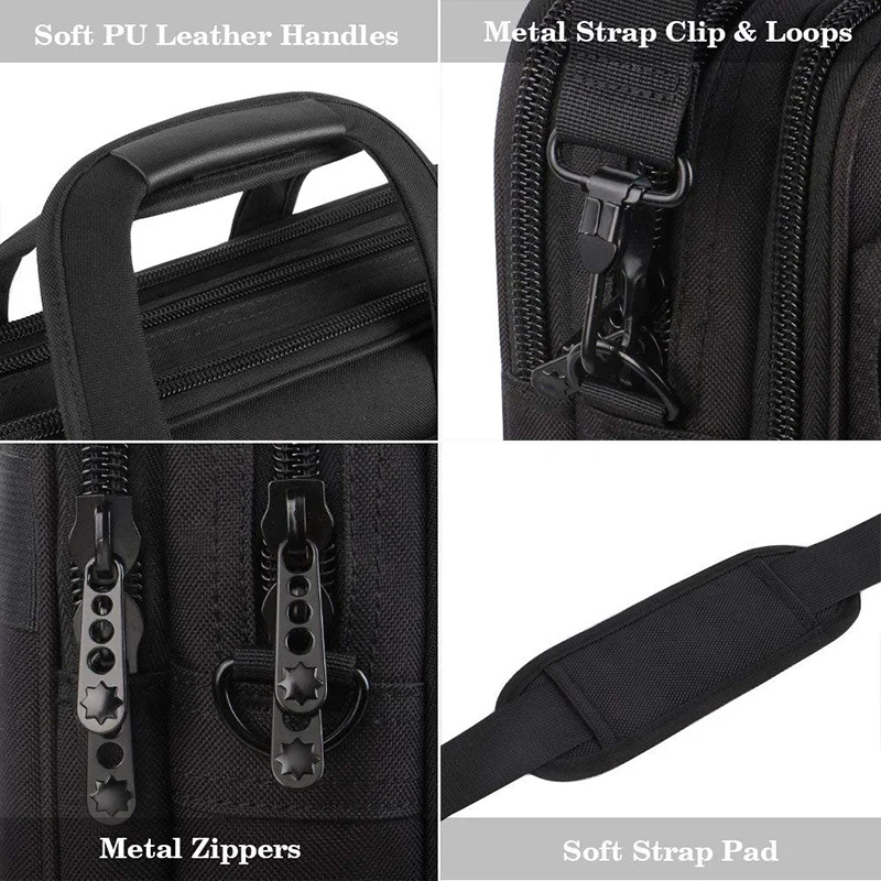 Мужской Расширяемый портфель Matein водонепроницаемый из полиэстера для ноутбука 17