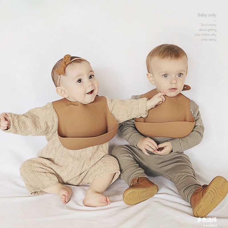 Слюнявчики для детей новорожденных Детские нагрудники модные съедобные