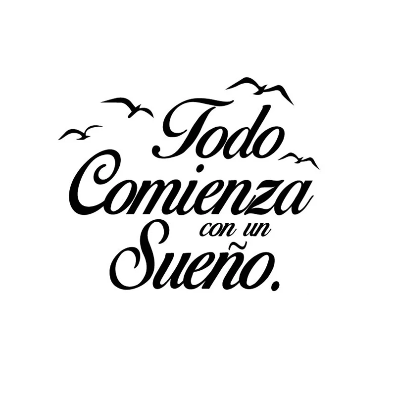 DIY английская художественная Наклейка Настенная Слова клейкие обои ПВХ