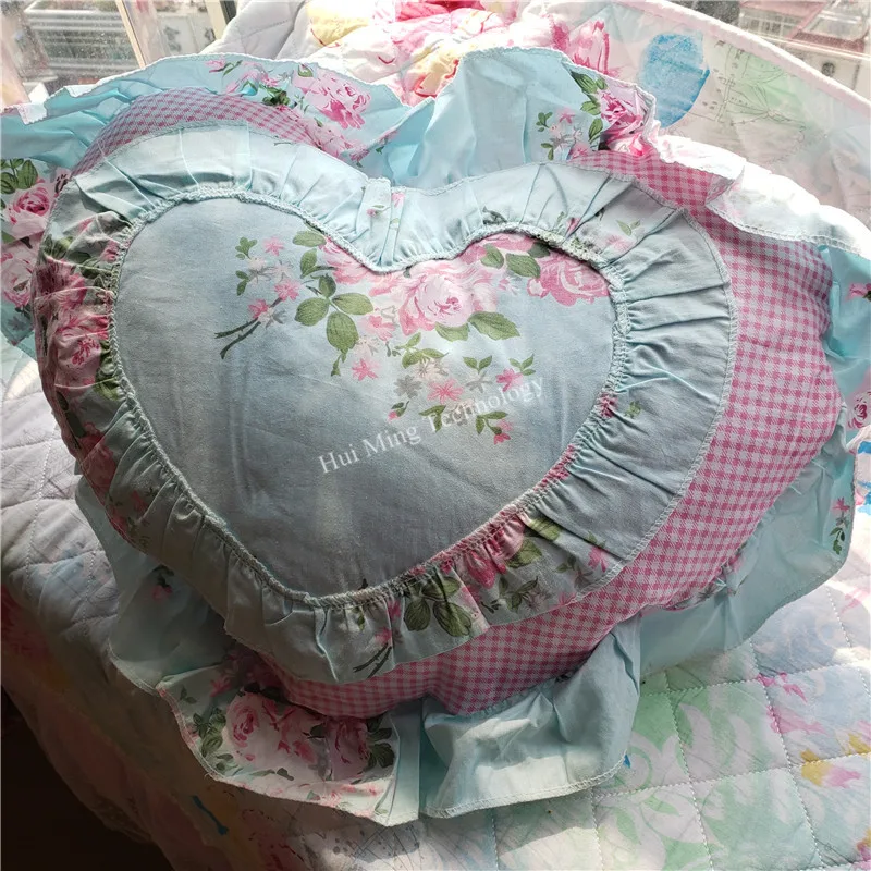 Корейская диванная подушка принцессы LMS кружевной чехол с изображением свежих