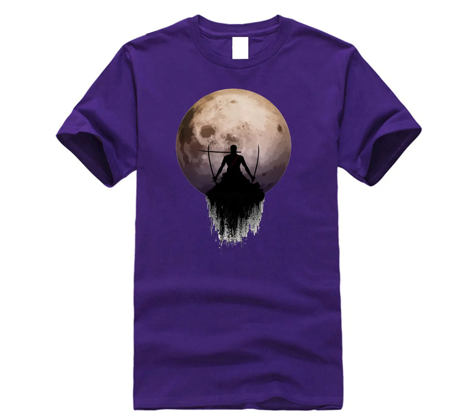 Мужская футболка с 3D принтом Луны Roronoa Zoro в стиле санторью 3 мечи одна штука одежда