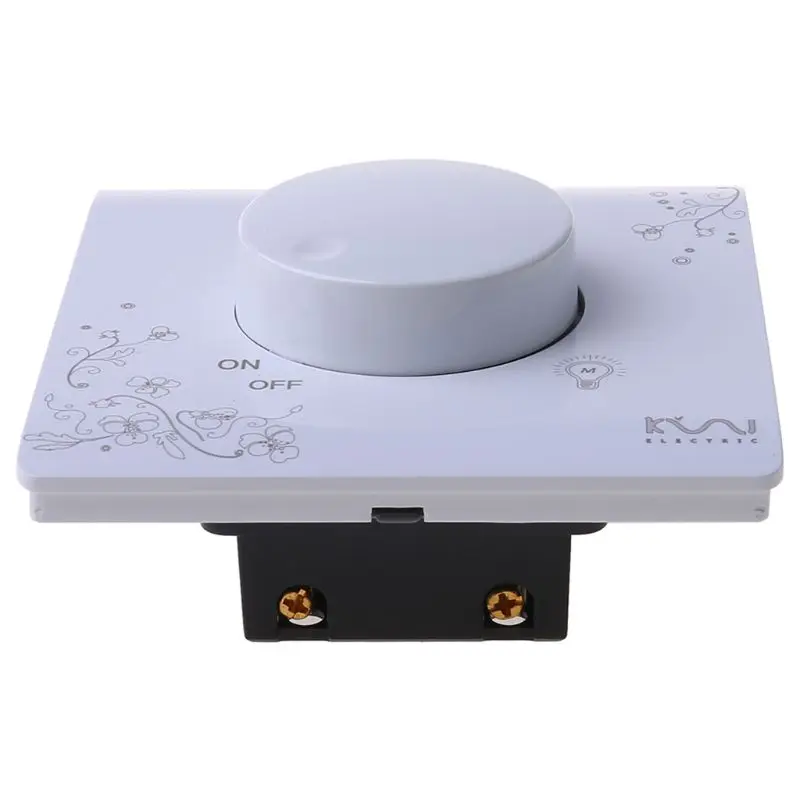 Настенный диммер белый панельный светильник переключатель переменного тока 110 ~