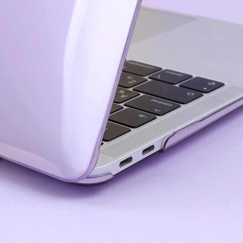 Новый Кристальный Жесткий Чехол для ноутбука Apple Macbook 11 12 13 15 дюймов Air Pro retina с/без