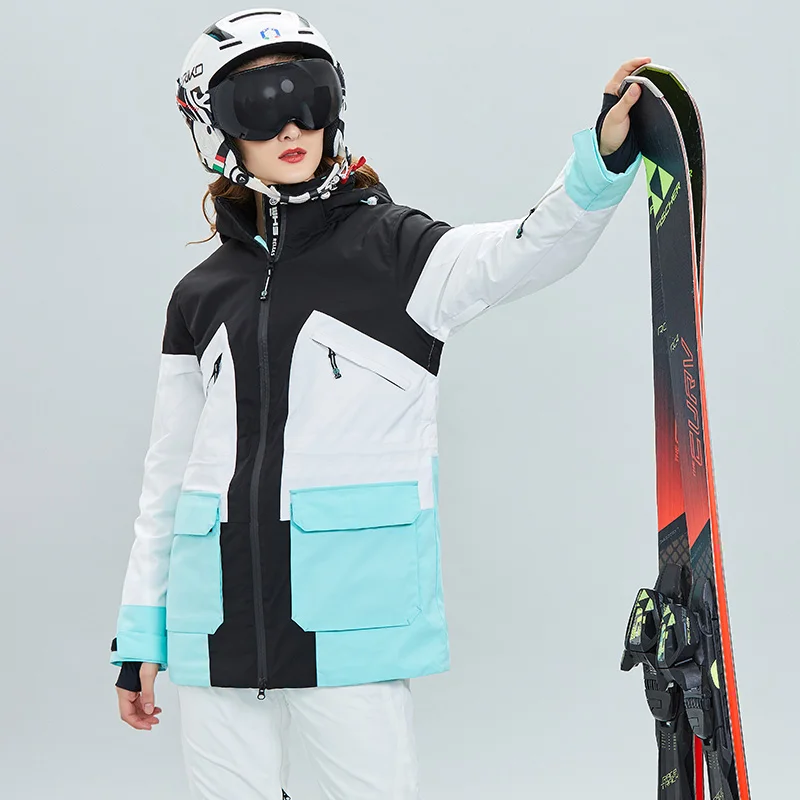Женская новая лыжная куртка для сноуборда водонепроницаемая зимняя спортивная