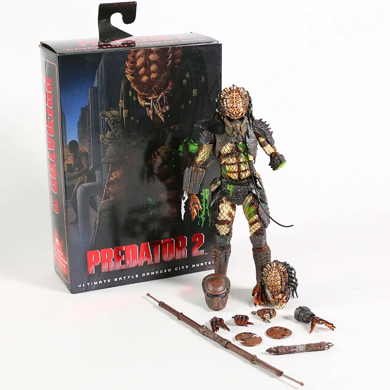 Фигурка супергероя NECA Predator 2: Битва поврежденного городского охотника 7 дюймов 3