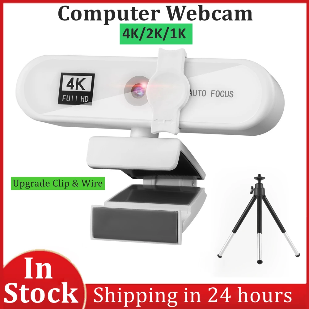 

Hot Sale Webcam Full HD 1080P 4K Web Camera With Microphone Autofocus 2K Webcams For PC Computer Laptop Video Conference Calling