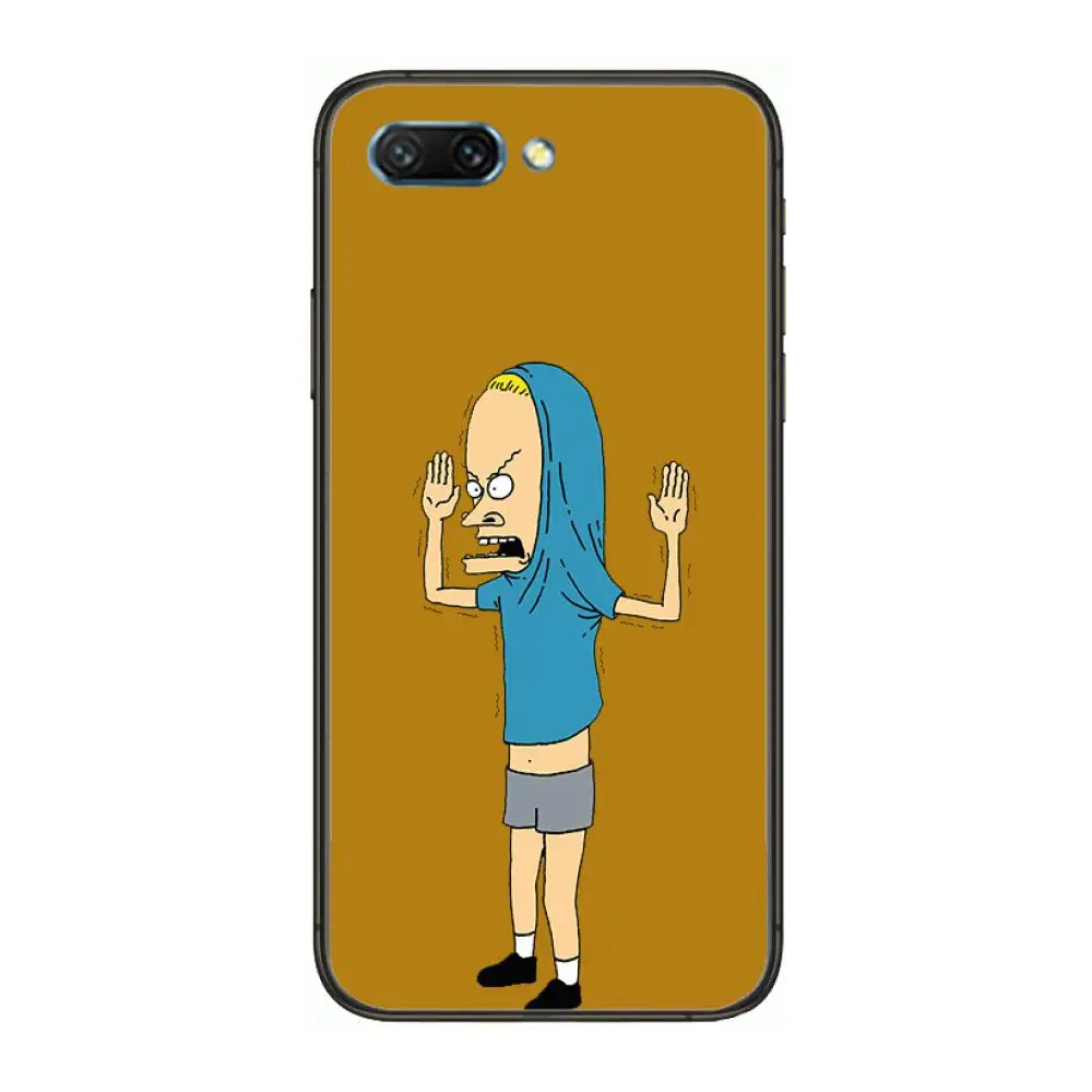 

Beavis And Butthead case clear Phone Case For Huawei Honor 10 9 8 7 N Pro Lite A C RU Black Etui Coque Hoesjes comic fashion