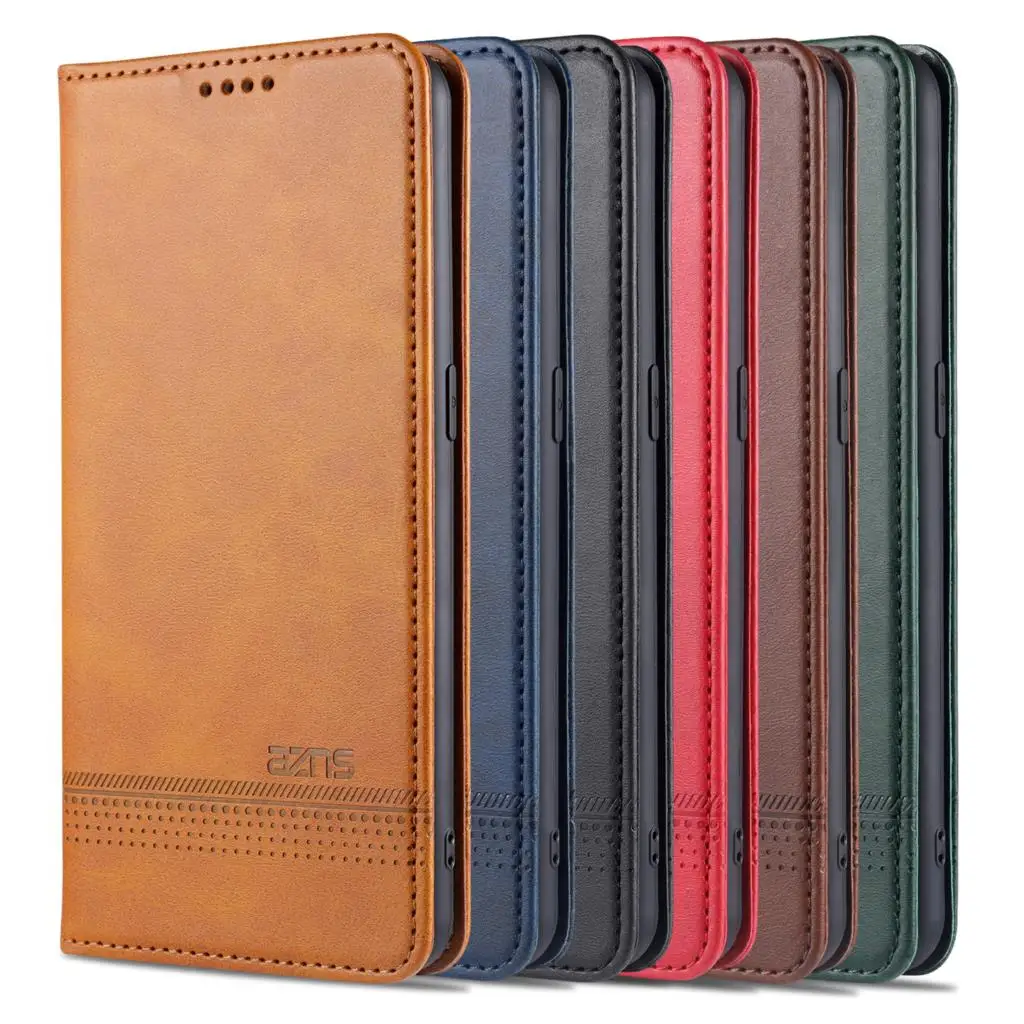 Deluxe Magnetic adsorption leather case for OPPO Reno 3 Global 4G / OPPO A91/ OPPO F15 Flip Cover Protective Case capa fundas