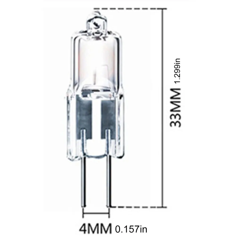 

2020 New 10PCS G4 Halogen Light Bulb 20W Halogen G4 DC12V Indoor Halogen G4 Lamp Crystal Bulb Explosion-Proof Halogen Bulb