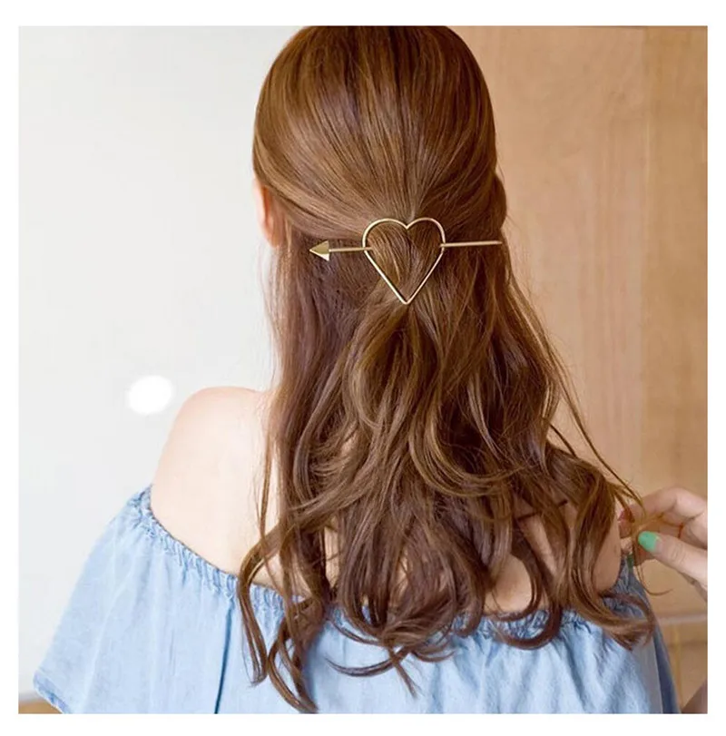 Новые винтажные красивые круглые дизайнерские металлические шпильки для волос