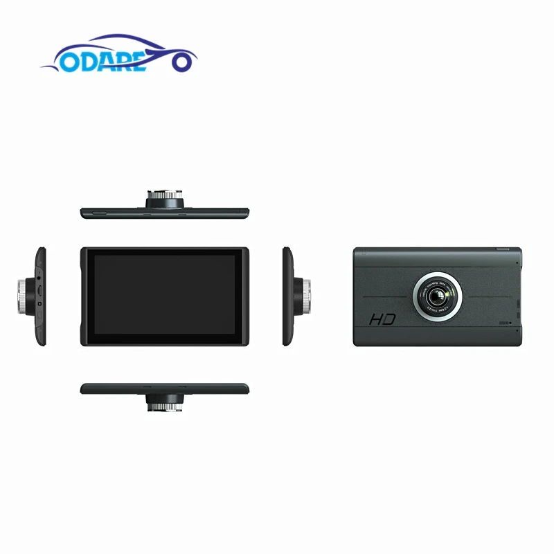 Автомобильный видеорегистратор Odare 7 дюймовый GPS навигатор FM Android 8 ГБ/512 Мб Bluetooth Wi