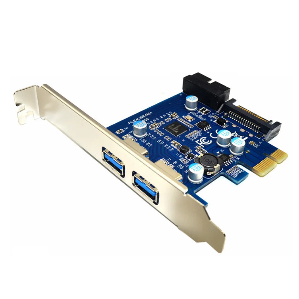 

Плата расширения USB3.0 19PIN + задний 2-портовый UPD720201 SATA, запчасти интерфейса для Суперскоростной спецификации, версия 1,0