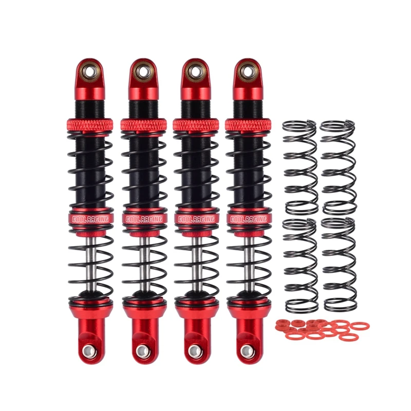 

COOL RACING for 1/10 Climbing Car SCX10 II Metal Shock Absorber 90mm External Dual Hydraulic Shock Absorber